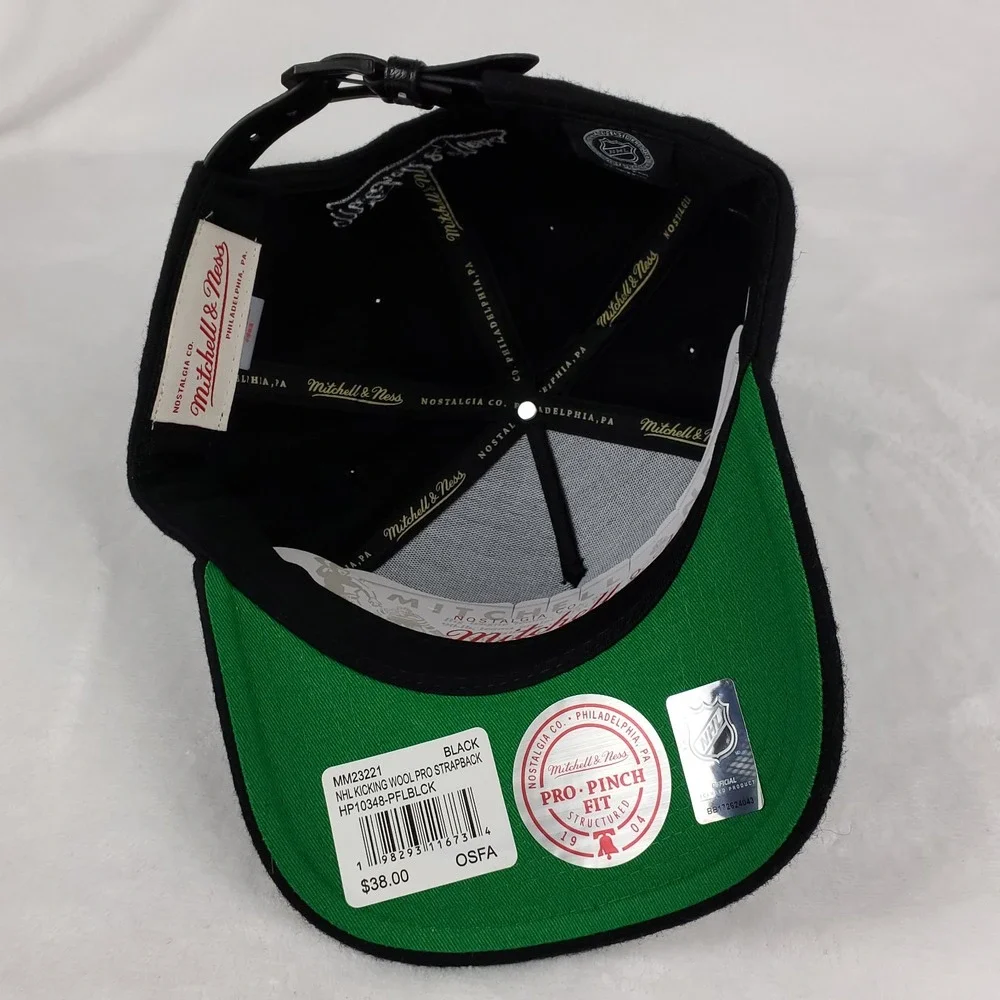 Philadelphia Flyers Mitchell & Ness NHL Pro Fit Snapback Hat Cap 3D Logo NWT‎